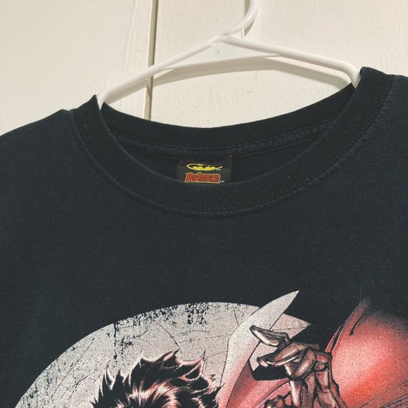 BATMAN ROBIN SPOTLIGHT Boys Youth Black Tshirt Size 14 - Picture 9 of 11